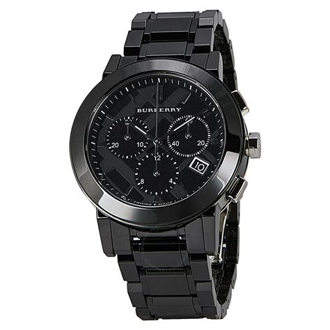 burberry chronograph black|Burberry watches outlet online.